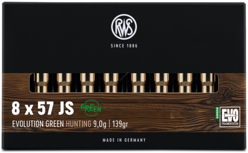Amunicja kulowa RWS EVO Green 8x57JS  9,0g