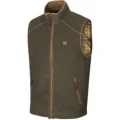 Sandhem Fleece Waistcoat Willow Green Melange – Ciepła Kamizelka Męska na Chłodne Dni
