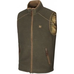 Sandhem Fleece Waistcoat Willow Green Melange – Ciepła Kamizelka Męska na Chłodne Dni