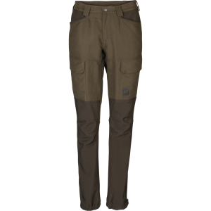 Spodnie damskie Harkila Scandinavian Willow Green/Deep Brown długość nogawki 32" 