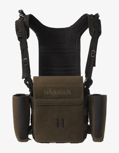 Szelki i pokrowiec na lornetkę Harkila  Deer Stalker willow green