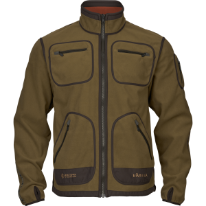 Dwustronny polar Harkila Kamko –  Windstopper® z ochroną przed wiatrem Dark olive/Arabian spice