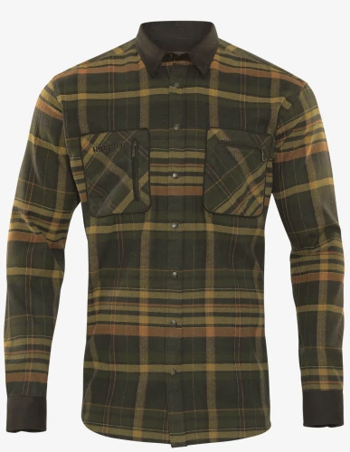 Koszula Harkila Pajala Green/ brown - ciepła flanelowa koszula 