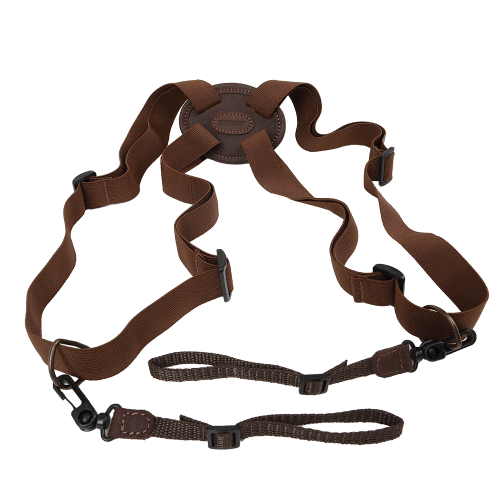 Szelki do lornetki FOREST brązowy